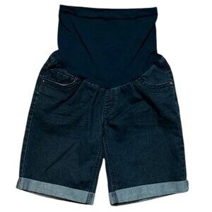 Indigo Rein maternity jean shorts.  Size M